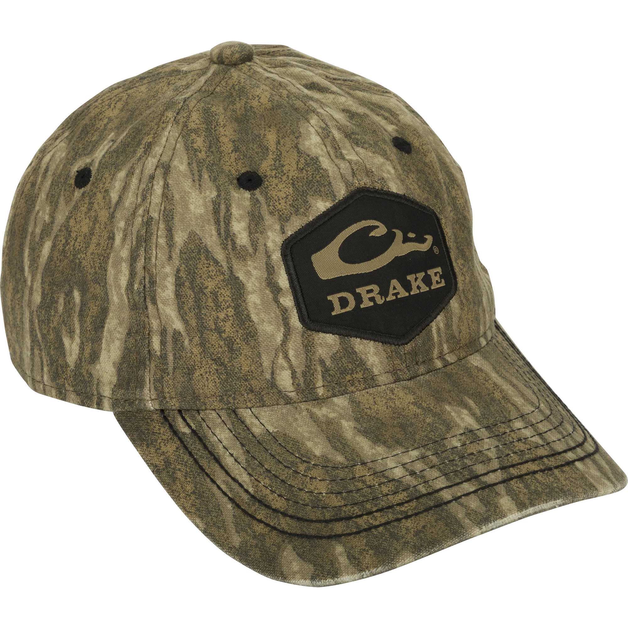 Camo Cotton Twill Hex Patch Cap - Image 4