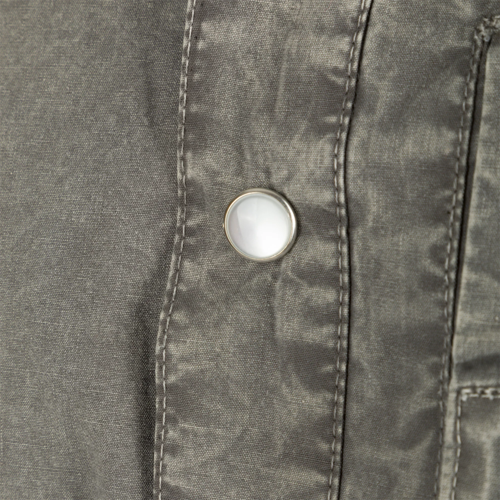 Cinco Ranch Western Acid Washed Short Sleeve Shirt - Image 11