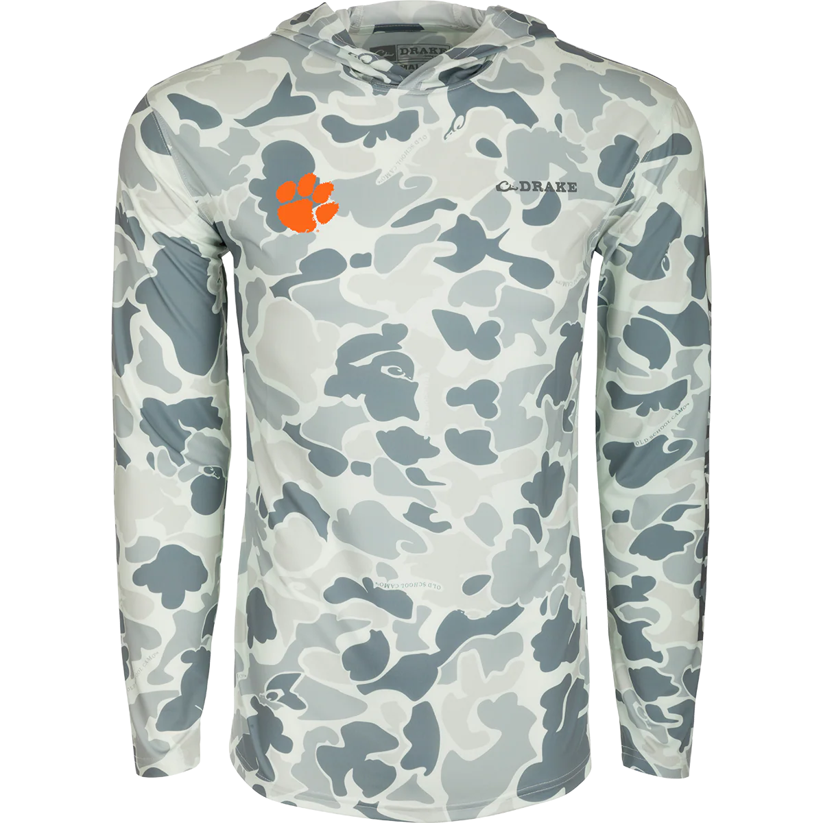 Clemson Performance Long Sleeve Camo Hoodie - Image 3