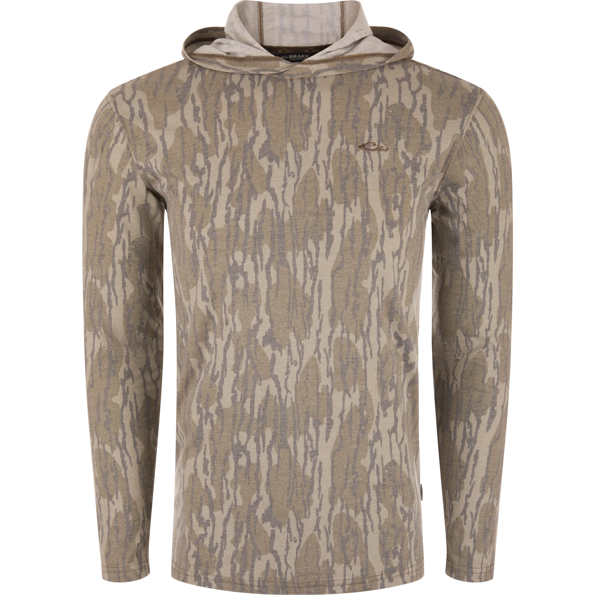 Youth Drake Tri-Blend Long Sleeve Hoodie - Image 3