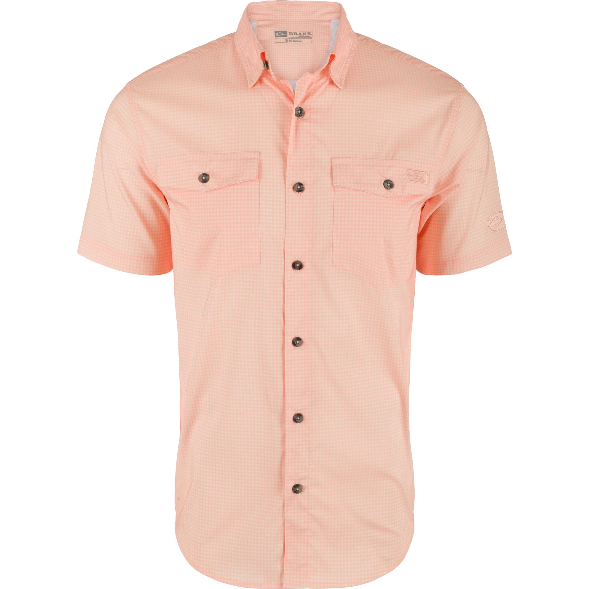 Frat Gingham Check Button-Down Short Sleeve Shirt - Image 6