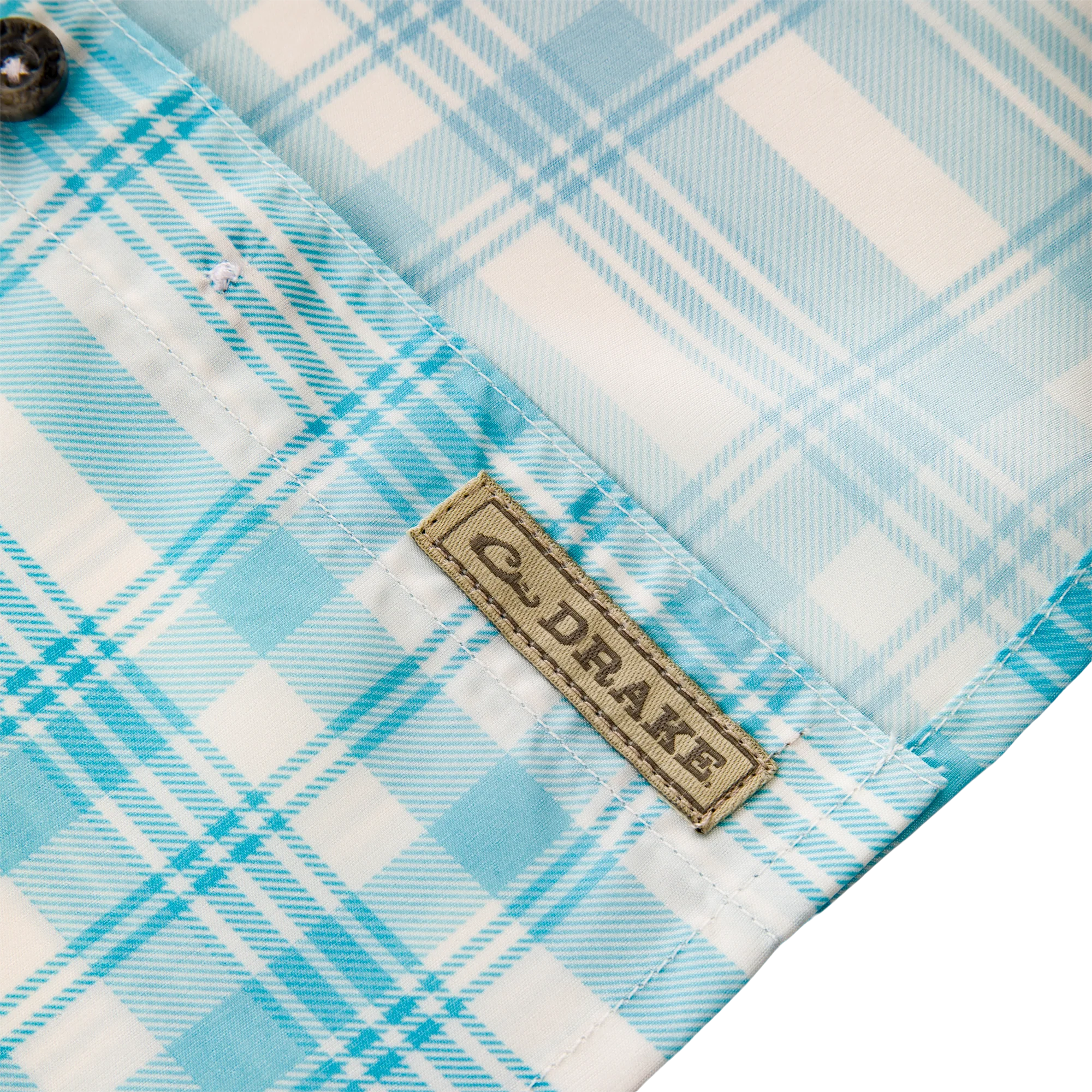 Frat Faded Plaid Button-Down Short Sleeve Shirt - Image 13