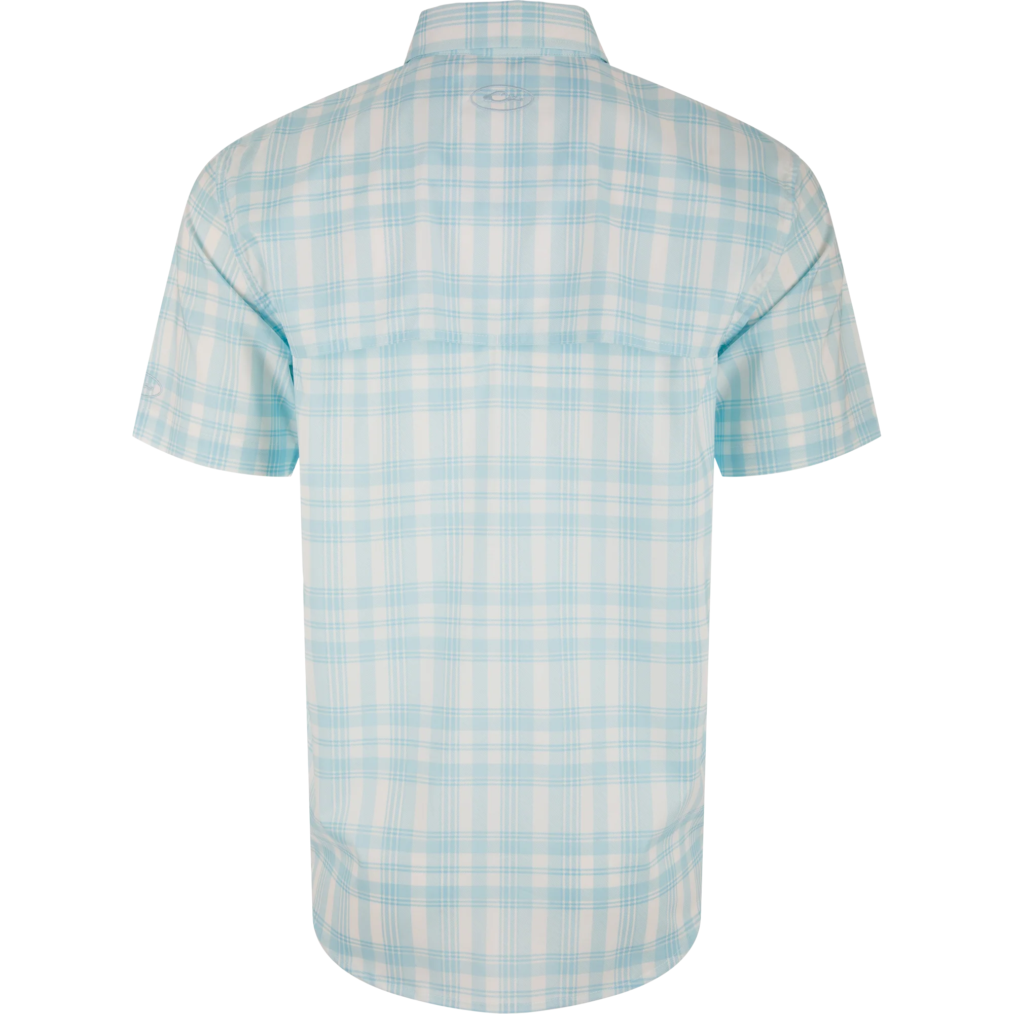 Frat Faded Plaid Button-Down Short Sleeve Shirt - Image 6