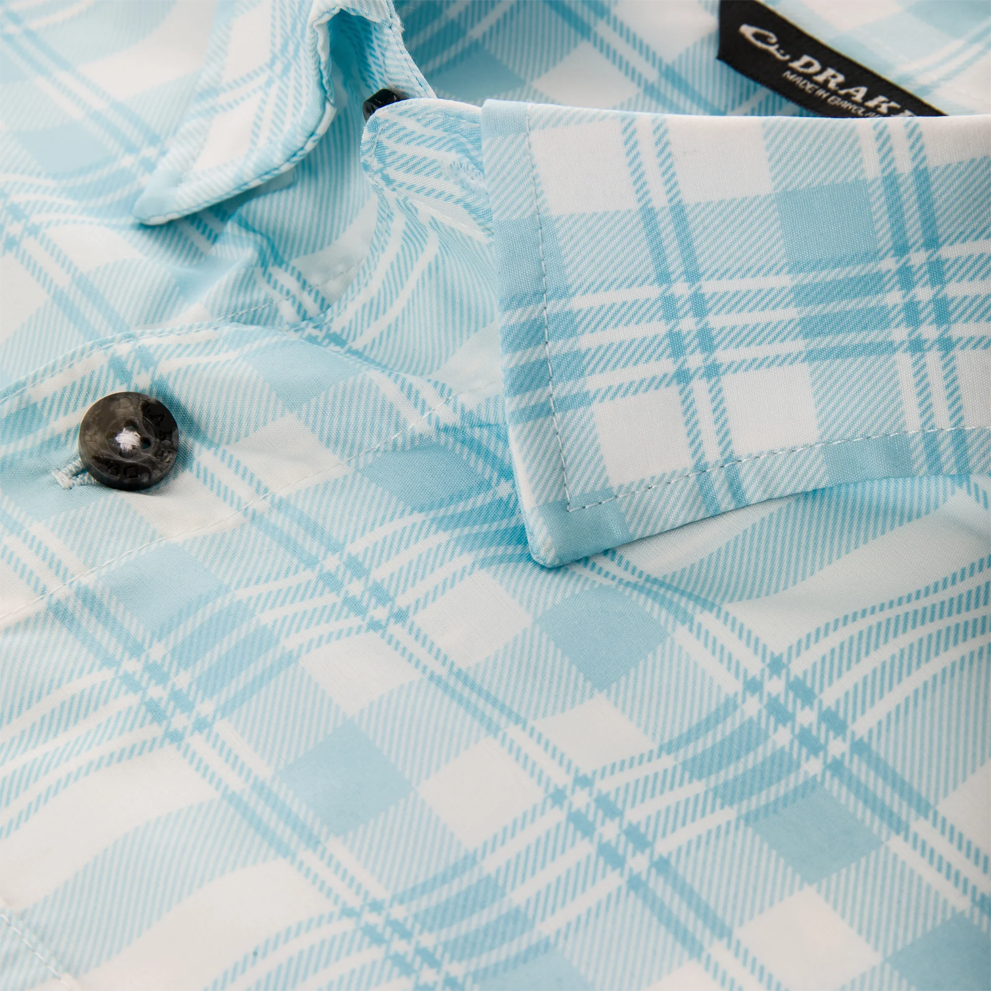 Frat Faded Plaid Button-Down Short Sleeve Shirt - Image 9