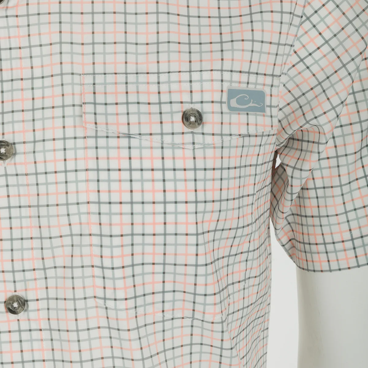 Frat Tattersall Button-Down Short Sleeve Shirt - Image 7