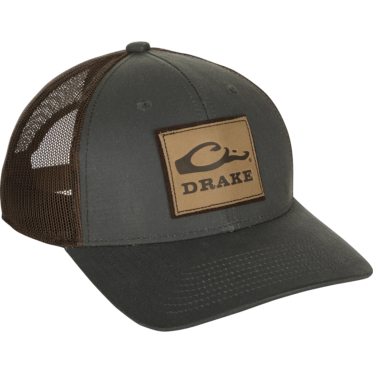 Leather Patch Mesh Back Cap - Image 3