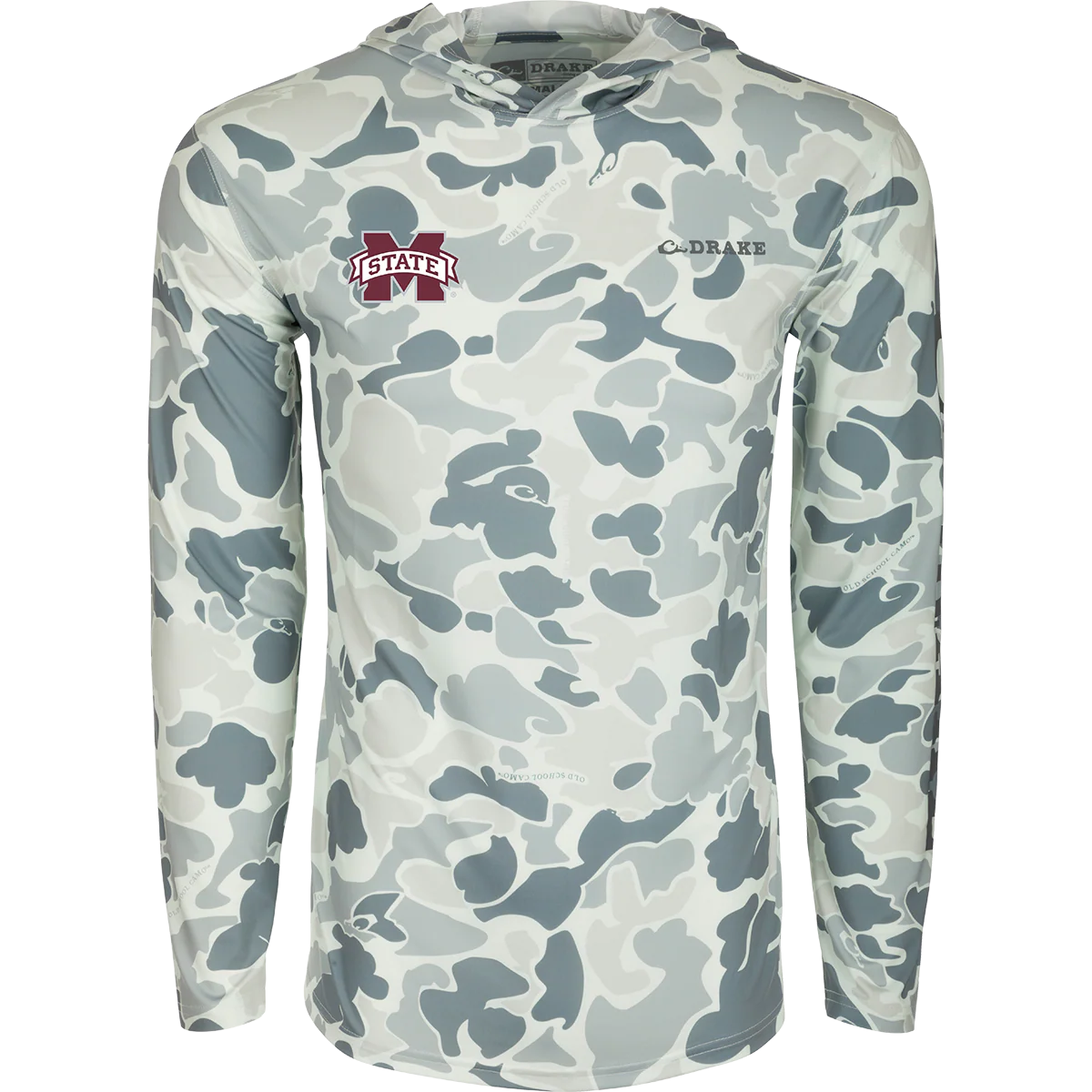 Mississippi State Performance Long Sleeve Camo Hoodie - Image 3