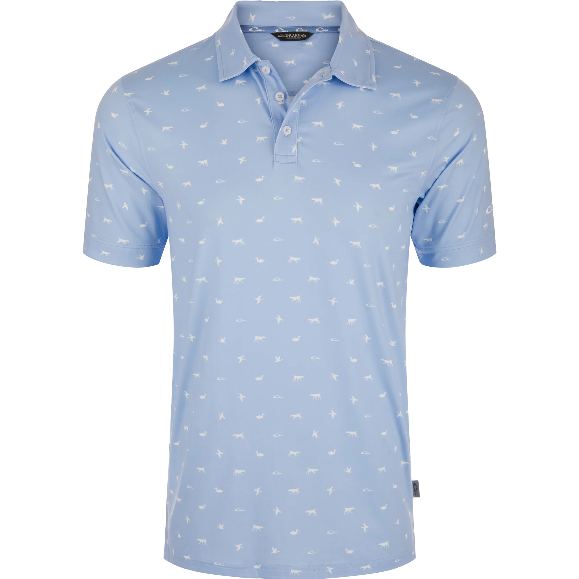 Print Performance Polo Shirt - Image 6