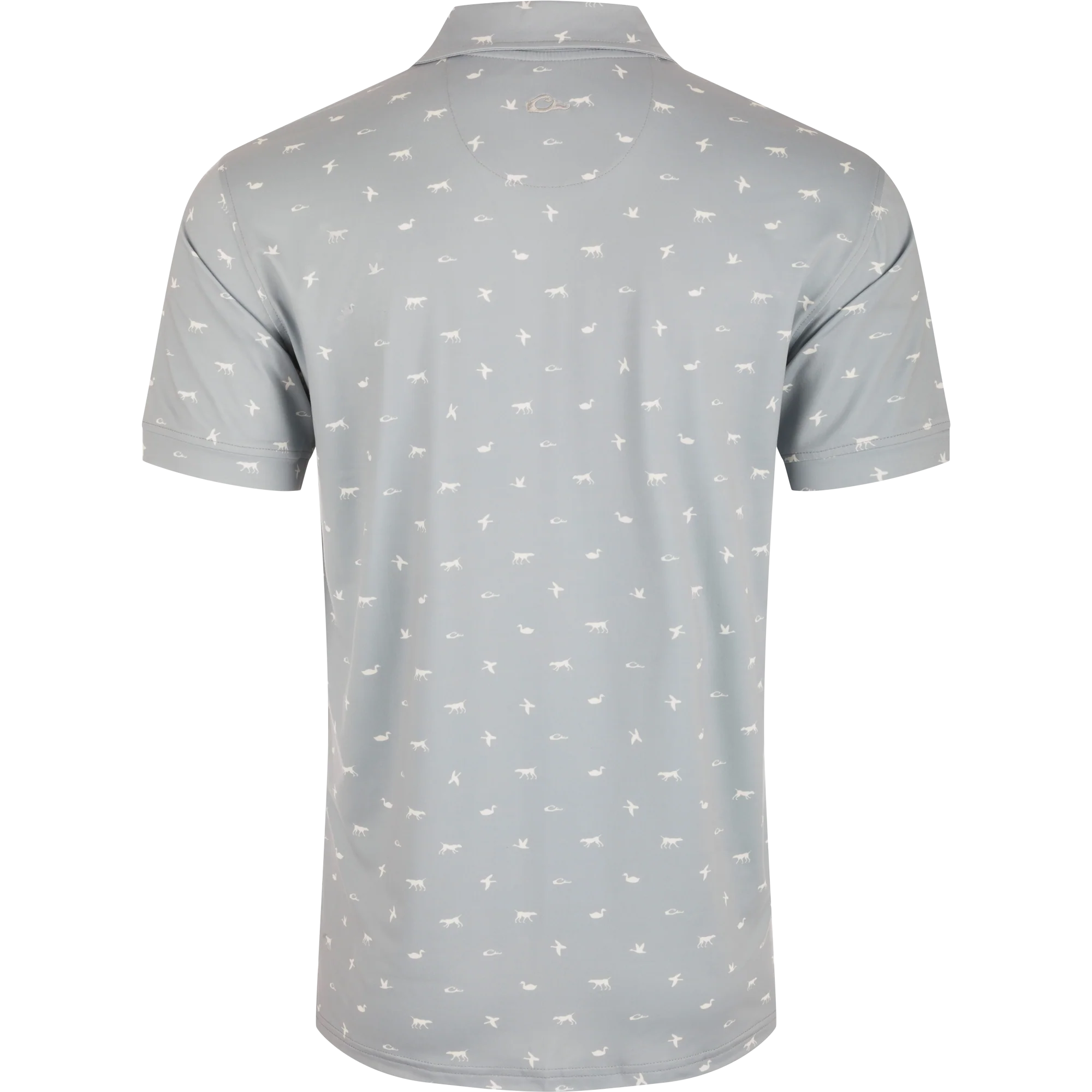 Print Performance Polo Shirt - Image 9